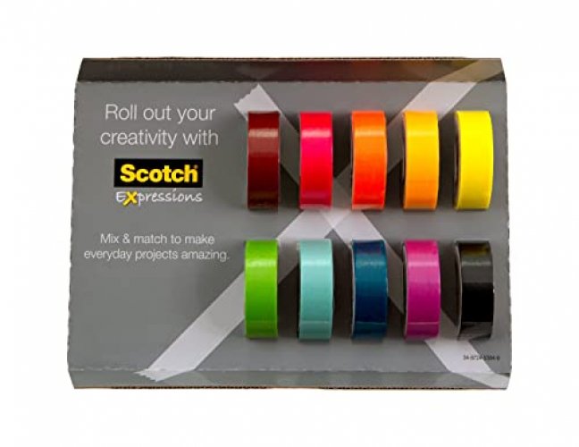 Scotch Expressions Washi Tape, 15 Rolls, Great for Decorating and