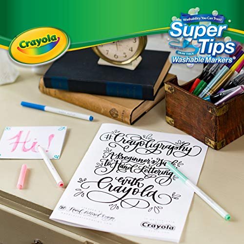  Crayola Supertips Washable Markers (80ct), Bulk