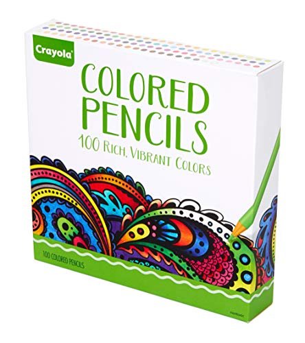 100 Colored Pencils, Adult Coloring, Great For Coloring Books