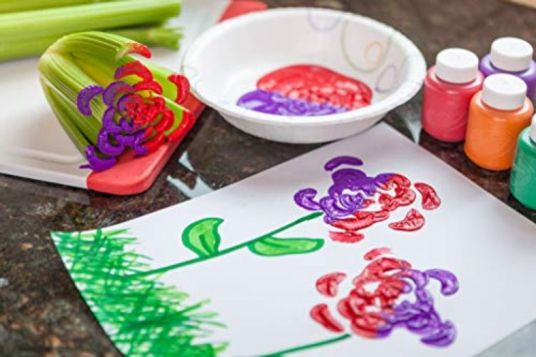 Crayola Washable Kids Paint Set (12 Ct), Classic And Glitter Paint