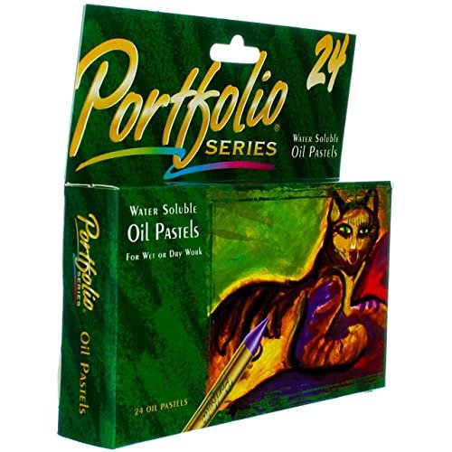 Crayola Portfolio Series Water Soluble Oil Pastels, Assorted Colors - 12 count