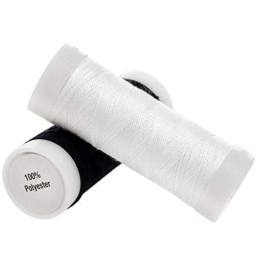 Singer All Purpose Polyester Thread, Black & White