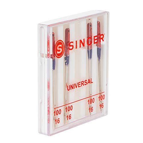 SINGER 4731 4ct Regular Point Needles, Size 100/16, 4 Count