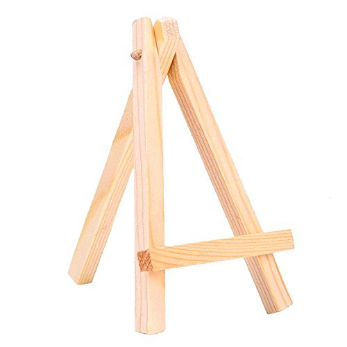  eBoot 24 Pack Mini Wood Display Easel (5 Inch)