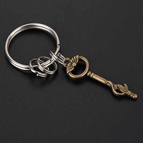 50 Pieces Key Rings Key Chain Rings Small Keyring Split Ring For Keys  Organization, 10 Mm, Silver Color - Imported Products from USA - iBhejo
