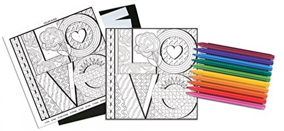 Faber-Castell - Color By Number Love Art Kit - Premium Kids Crafts -  Imported Products from USA - iBhejo