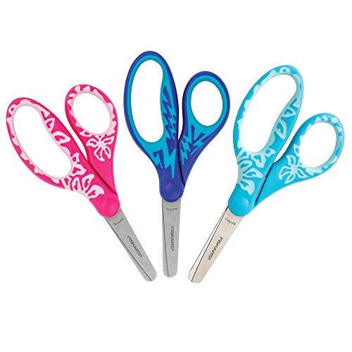 Pink Scissors Office, Pink Scissors School, Blue Tip Scissors