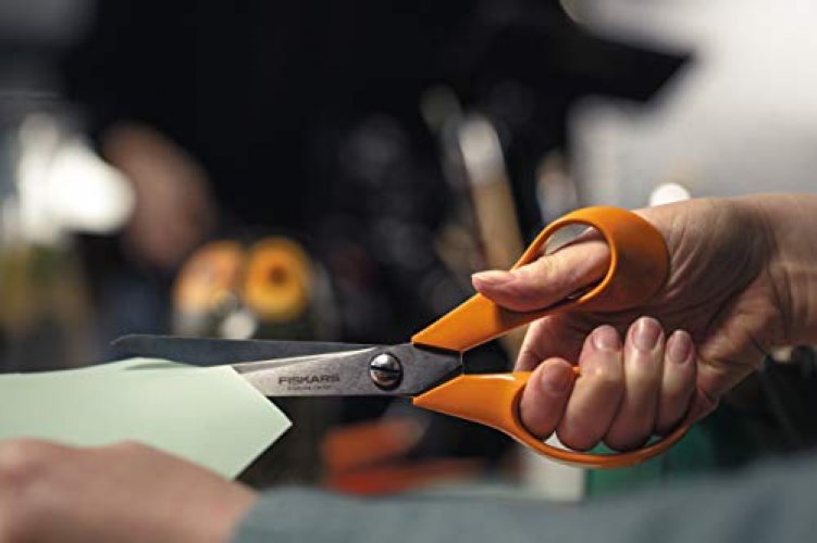 Fiskars 1000815 General Purpose Scissors, Total Length: 21 cm, Quality  Steel/Synthetic Material, Classic, one, Orange
