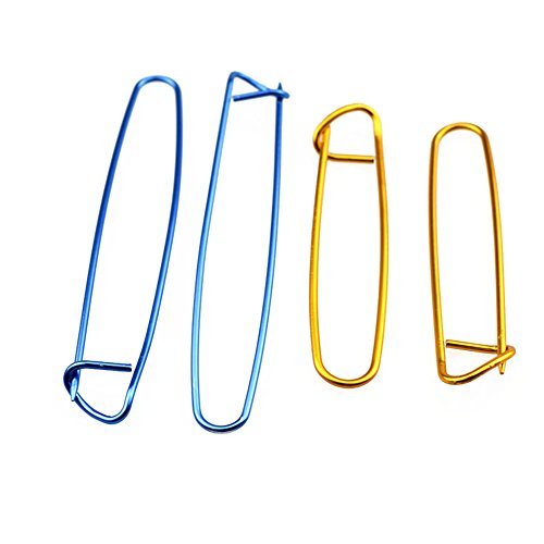Set of 10 Assorted Color Aluminum Yarn Stitch Holder for Knitting or  Crochet Safety Pins Crochet Knitting Needle Stitch Holders (5 Large +5  Small) - Imported Products from USA - iBhejo