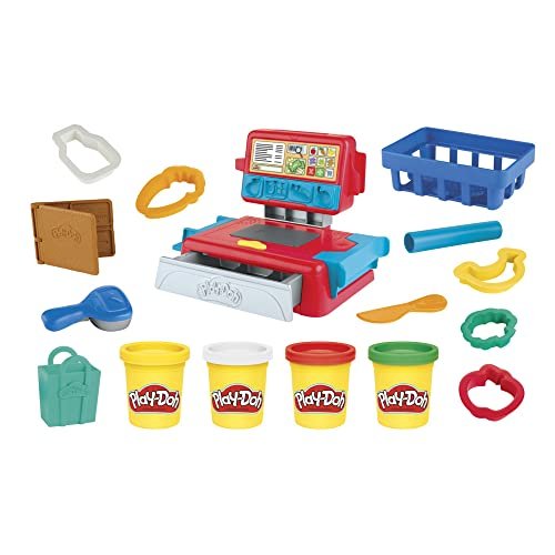 Play-Doh Cash Register Toy for Kids 3 Years and Up with Fun Sounds, Play  Food Accessories, and 4 Non-Toxic Colors - Imported Products from USA -  iBhejo