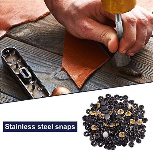 Mudder 12 Sets Snap Fastener KitPress Studs Snap Fasteners