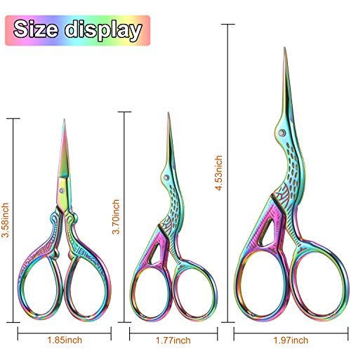 Stork Embroidery Scissors Sewing Scissors Small Fabric Cute Crane