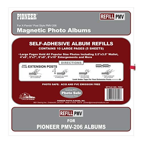 Pioneer Photo Album Refills, Magnetic