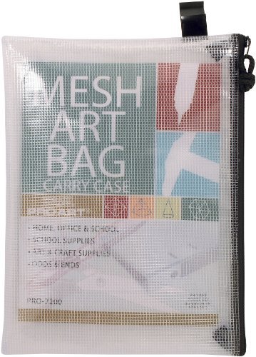 Pro Art 10 inch x 13 inch Mesh & Vinyl Bag with Zipper