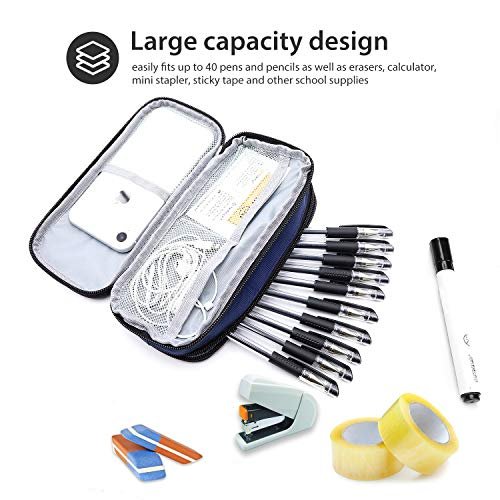 ProCase Large Capacity Pencil Case Big Pen Bag Pouch with