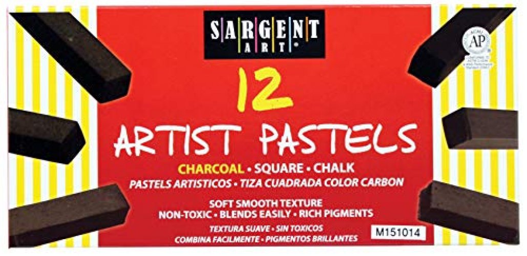 Sargent Art Artists' Oil Pastels - Black, Regular, Set of 12