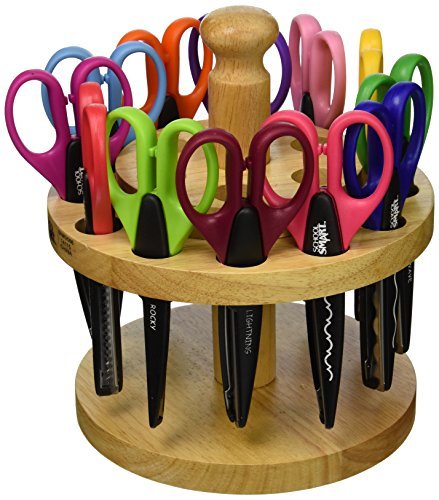 School Smart Paper Edger Scissor Set, Assorted Colors, Set Of 6