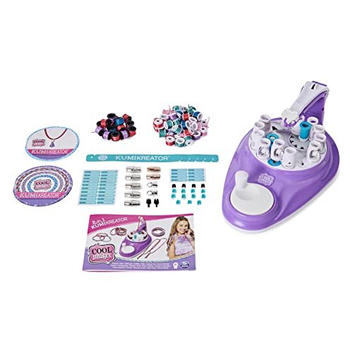 Cool Maker, 2-in-1 KumiKreator, Necklace and Friendship  Bracelet Maker Activity Kit, for Ages 8 and Up : Toys & Games