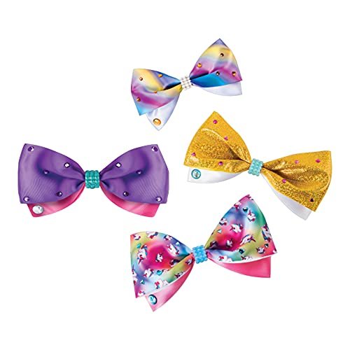 Multi-color Kids' Unicorn-pattern Big Bow Clip Gems Girls' Hair Accessories Jojo 