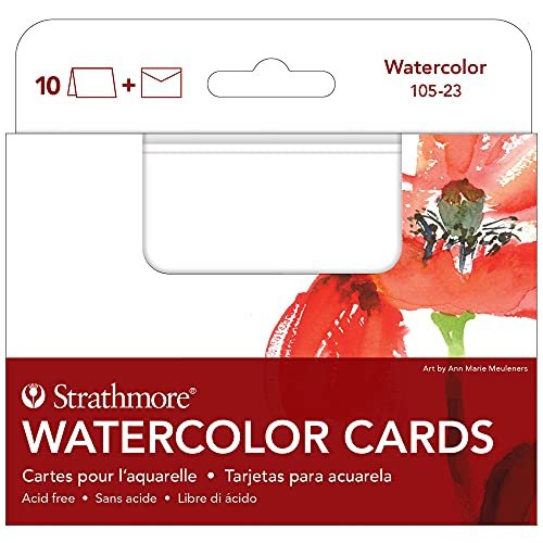 Strathmore Watercolor Cards and envelopes - Full size cards - 10 pack