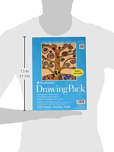 Strathmore (27-119 100 Series Youth Drawing Bulk Pack, 9 By 12, White, 200  Sheets - Imported Products from USA - iBhejo