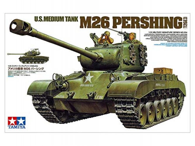 Tamiya 35254 1/35 US Medium Tank M26 Pershing Plastic Model Kit - Imported  Products from USA - iBhejo