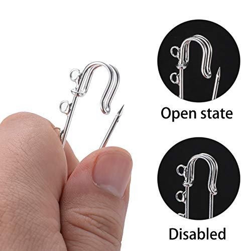 30PCS 5Cm/2Inch Brooches Heavy Duty Safety Pins for Blankets