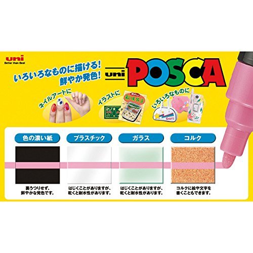 POSCA Colouring - PC-5M Warm Neutral Tones Set of 4 - In Wallet