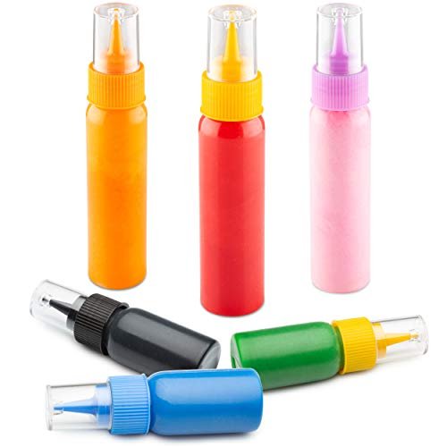 Free Hand Writer Bottles - 6 Easy Small Squeeze Bottles - 3 Each (1 and 2  Ounce) - Cookie Cutters, Cake and Baking Decoration, Food Coloring & Royal