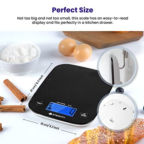 Etekcity Food Kitchen Scale, Digital Weight Grams and Oz for