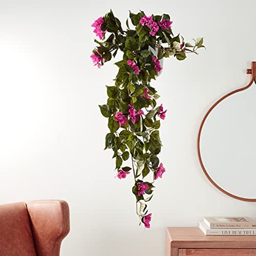 Nearly Natural 37 Bougainvillea Hanging (Set Of 2) Artificial