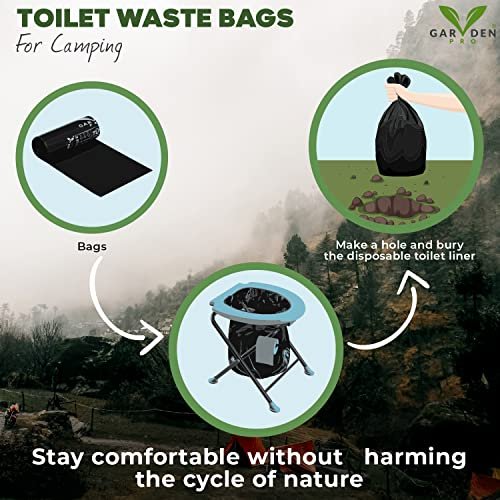 Disposable waste bags for hotsell portable toilets