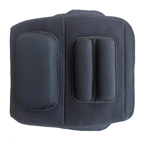 FOMI Premium Gel Cushion and Firm Back Support, Seat Cushion Pad and Upper  Lower Thoracic and Lumbar Pillow for Car, Office Chair