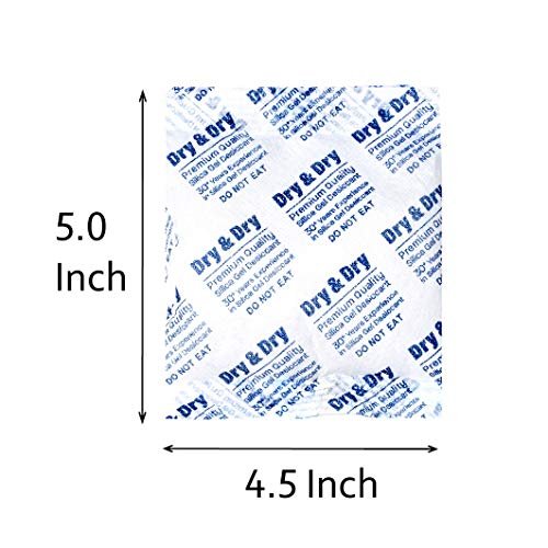 5 Gram [ 80 Packs ] Premium Safe Silica Gel, Desiccant Packets And