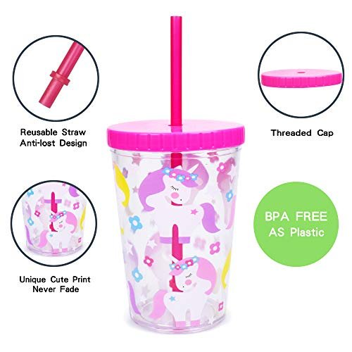 Home Tune 14oz Kids Tumbler Water Drinking Cup 2 Pack - BPA Free, Straw Lid  Cup, Reusable, Lightweig…See more Home Tune 14oz Kids Tumbler Water