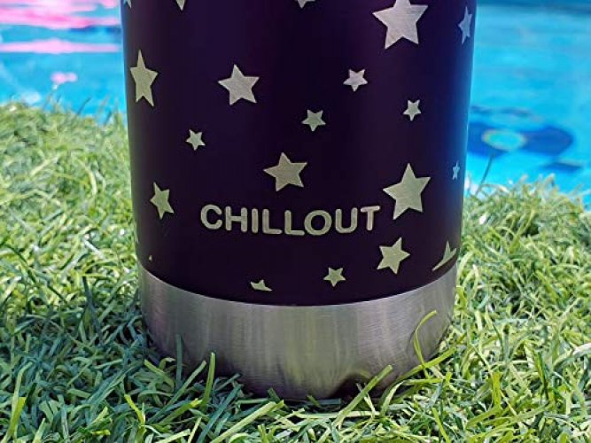 CHILLOUT LIFE Stainless Steel Water Bottle for Kids School: 12 oz Double  Wall Insulated Cola Bottle Shape for Cold and Warm Drinks, BPA Free Metal