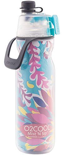 O2 COOL ArcticSqueeze Mist 'N Sip 20 oz Soccer Water Bottle