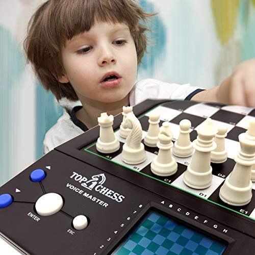  Chess Made Simple, Beginner Learning Chess Set with Chess Board  and Chess Pieces 2-Player Strategy Board Game, for Adults and Kids Ages 8  and up : Toys & Games