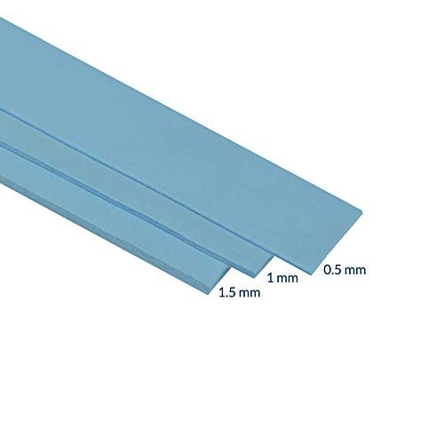  ARCTIC TP-2 (APT2560): Economic Thermal Pad, 120 x 20 x 0.5 mm  (1 Piece) - Thermal pad, Excellent Heat Conduction, Low Hardness, Ideal Gap  Filler, Easy Installation, Safe handling - Blue : Electronics