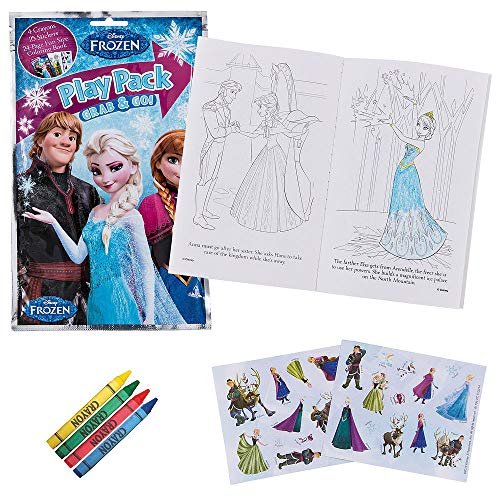 Disney Frozen BashBox Play Pack Grab and Go Childrens Coloring and Activity  Party Favor Bundle (8 Packs)