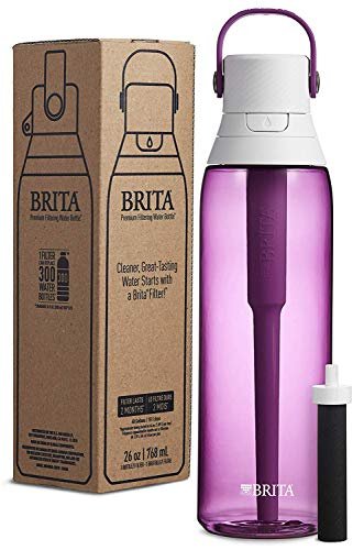 Brita Premium 26 oz Orchid BPA Free Filtered Water Bottle