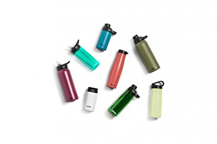 O2cool Insulated Mist N Sip Water Bottle - 20 oz, Soccer (HMLDP07)