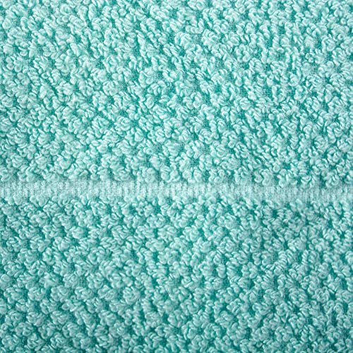 DII Aqua Windowpane Terry Dishtowel (Set of 4)