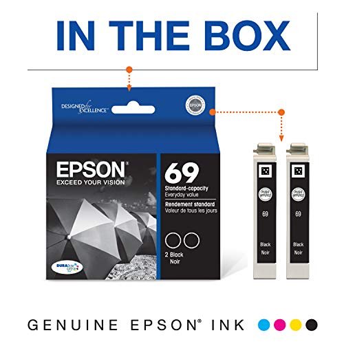 Epson 69 Dual-Pack Print cartridges - 2 