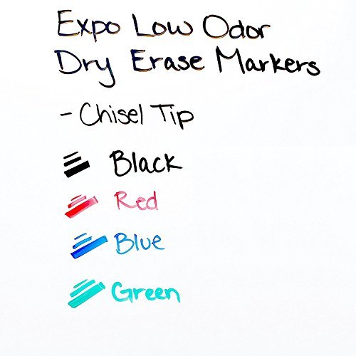  Quartet Dry Erase Markers, Whiteboard Markers, Chisel