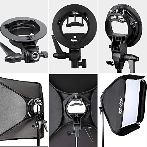 GODOX 80x80cm Foldable Flash Softbox kit with S-Type Bracket