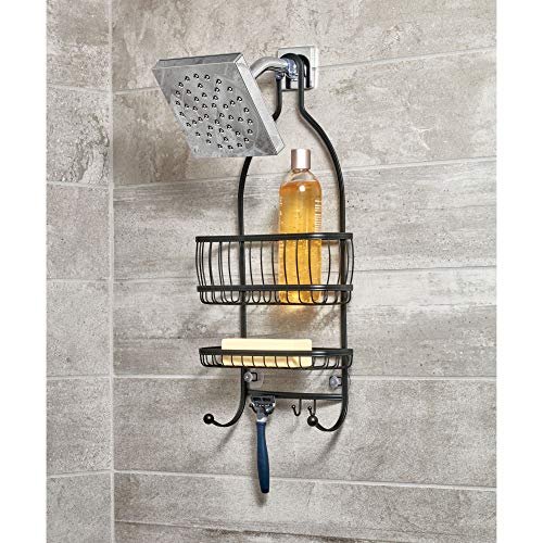 Grey Metal York Shower Caddy, 22