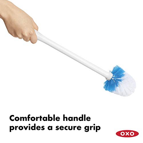 OXO Good Grips Toilet Brush Replacement Head,White,blue