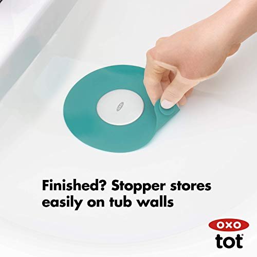 Bathtub Drain Stopper Oxo Tot a Soft Silicone Watertight Seal with Suction  Cup