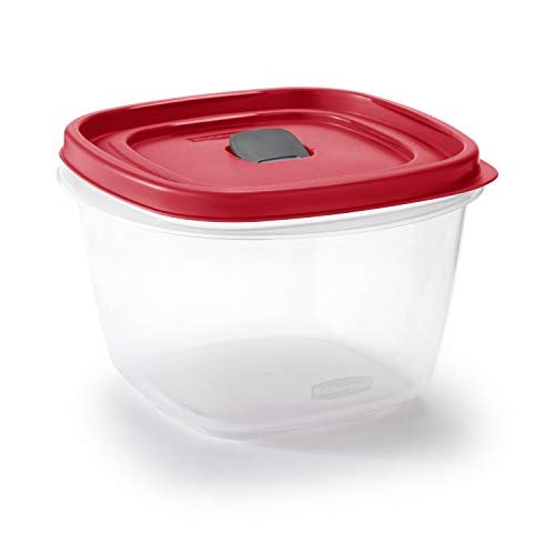 Rubbermaid Easy Find Lid 7-Cup Food Storage Container, Red